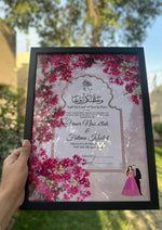 Load image into Gallery viewer, Nikah Certificate With Classic Pink Flower Design | NC-107