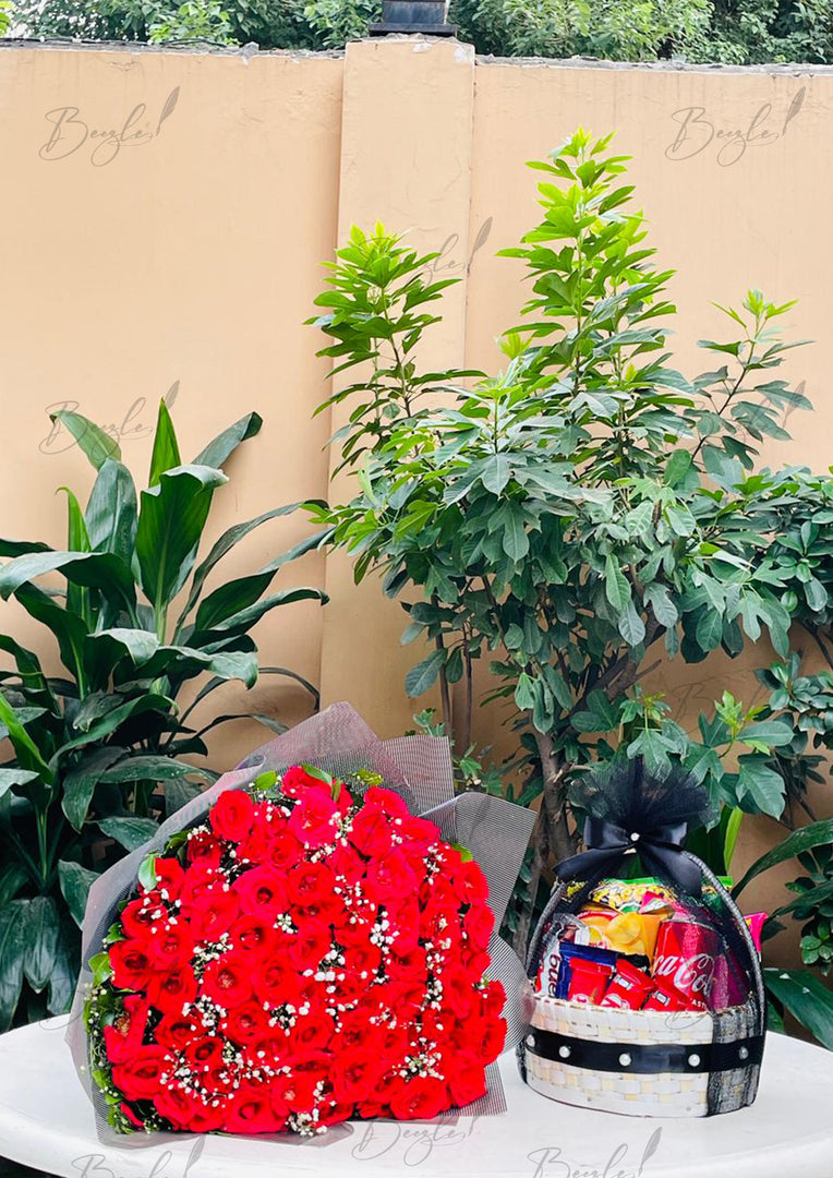 Floral Love Basket Combo | GDEL-216