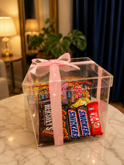 Transparent Assorted Chocolate Gift Box | GBO-091