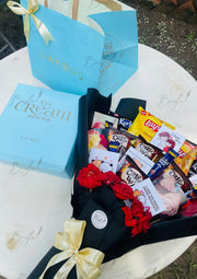 Snack & Cake Loaded Celebration Bouquet | GDEL-152