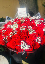 Load image into Gallery viewer, Crimson Luxe Rose Bouquet | BCG-072