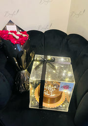 Black Bloom Elegant Birthday Combo | GDEL-021