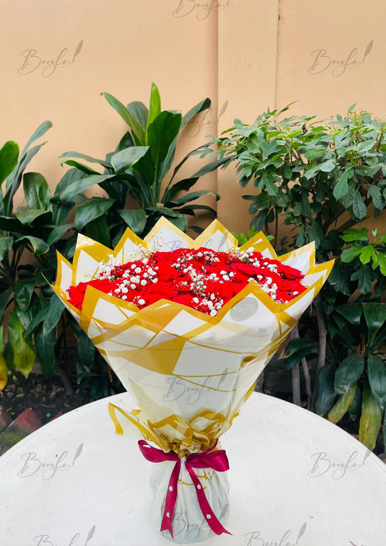 Crimson Rose Bouquet | BCG-209