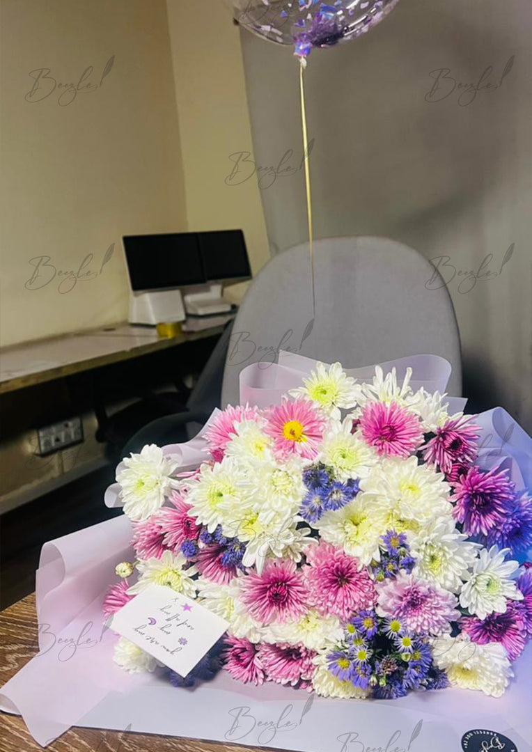 Pastel Daisy Bloom Bouquet | BCG-246