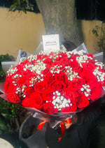 Load image into Gallery viewer, Crimson Luxe Rose Bouquet | BCG-072