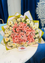 Load image into Gallery viewer, Pink &amp; White Rose Bouquet | BCG-105

