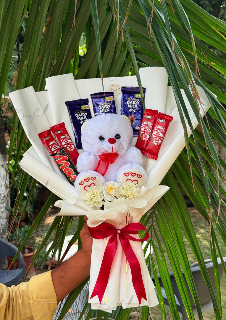 Teddy & Chocolate Love Bouquet | BCG-159
