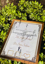 Load image into Gallery viewer, The Luxury Nikah Certificate With Premium Design | NC-159
