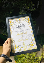 Load image into Gallery viewer, Luxury Nikah Certificate with Black Attractive Design | NC-165
