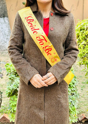 The Beautiful Bride Sash | SH-001