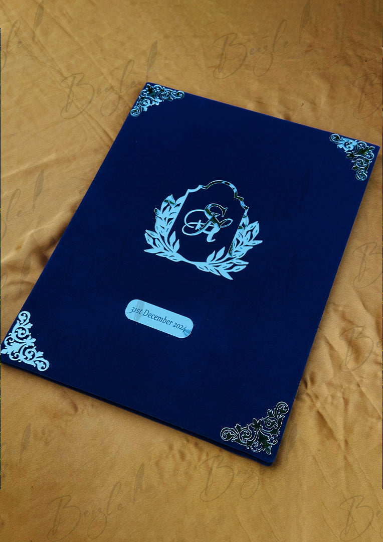 Blue Nikah Booklet