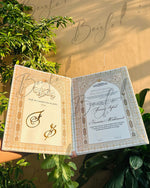 Load image into Gallery viewer, The Attractive Nikkah Booklet With Beautiful Print | NB-017
