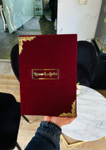 Load image into Gallery viewer, Personalized Red Nikah Booklet with Elegant Design | NB-010