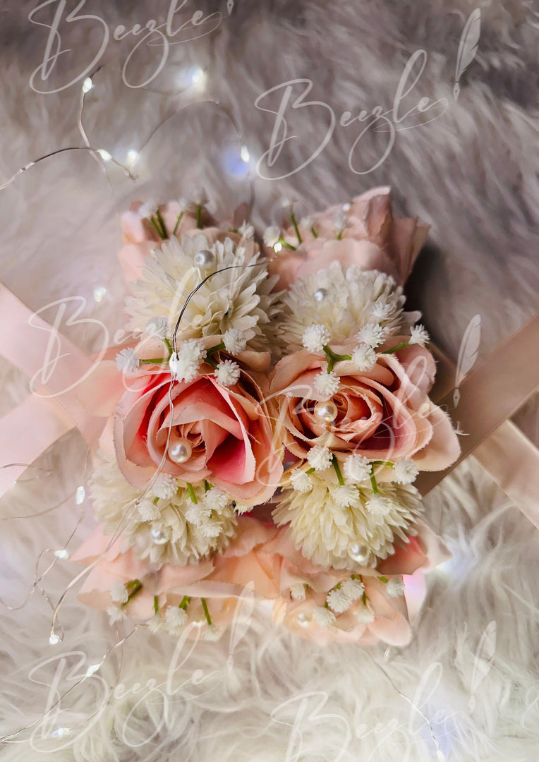 The Beautiful Gajray Decorated With Light Pink Flowers | GAY-004