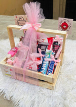 Load image into Gallery viewer, Pink Sweet Treat Gift Basket | GB-150
