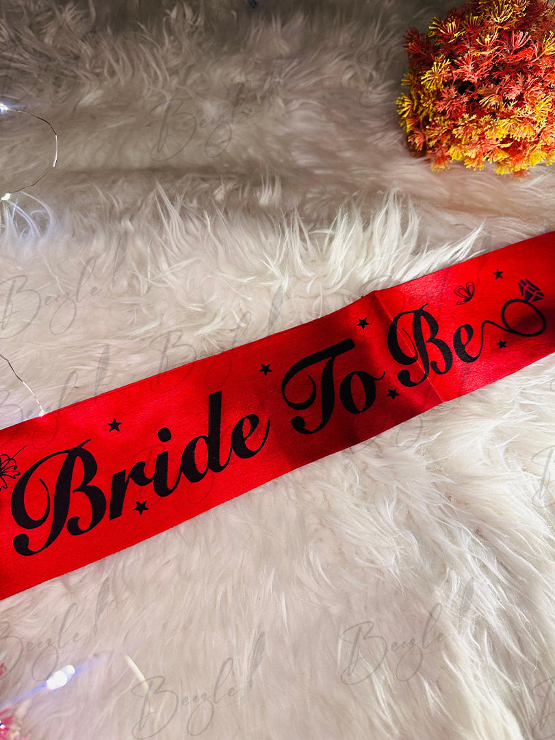 The Beautiful Bride Sash | SH-001