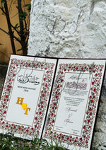 Load image into Gallery viewer, Nikkah Booklet With Beautiful Nikah Certificate | NB-008
