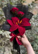 Load image into Gallery viewer, Scarlet Red Knitted Charm | BCG-199
