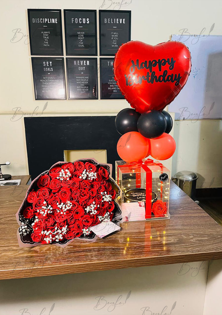 Scarlet Bloom Birthday Gift | GDEL-293