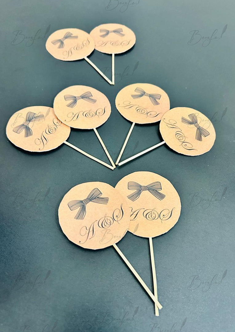 Couple Initials Toppers | MT-024