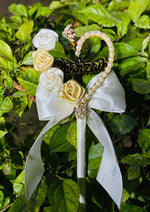 Load image into Gallery viewer, The Beautiful Nikah Pen with Unique Heart Design &amp; White Ribbon | PEN-73
