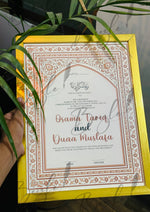 Load image into Gallery viewer, Customized Premium Nikah Certificate With Classic Design | NC-008
