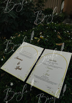 Load image into Gallery viewer, The Customized Black Nikah Booklet with Customized Name | NB-028
