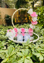 Load image into Gallery viewer, Floral Mirror Ring Tray | NT-035