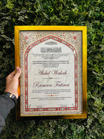 Load image into Gallery viewer, Luxury Nikah Certificate
