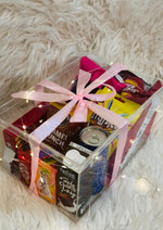 Load image into Gallery viewer, Charming Snack Delight Box with Pink Ribbon | GBO-031
