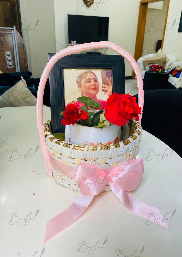 Personalised Photo Frame Basket | GB-123