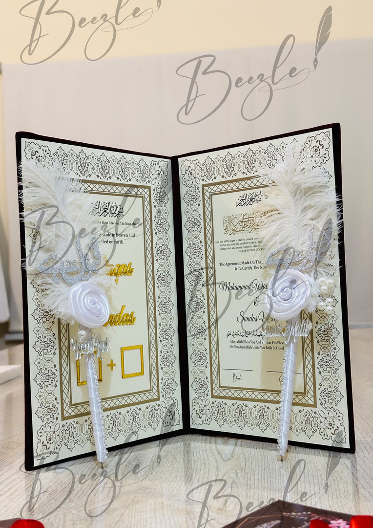 Nikah Certificate, Nikah Pen and Qubool Hai Toppers