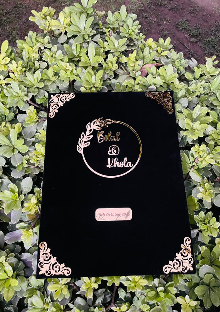 Luxury Velvet Booklet | NB-050
