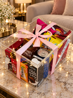 Load image into Gallery viewer, Charming Snack Delight Box with Pink Ribbon | GBO-031