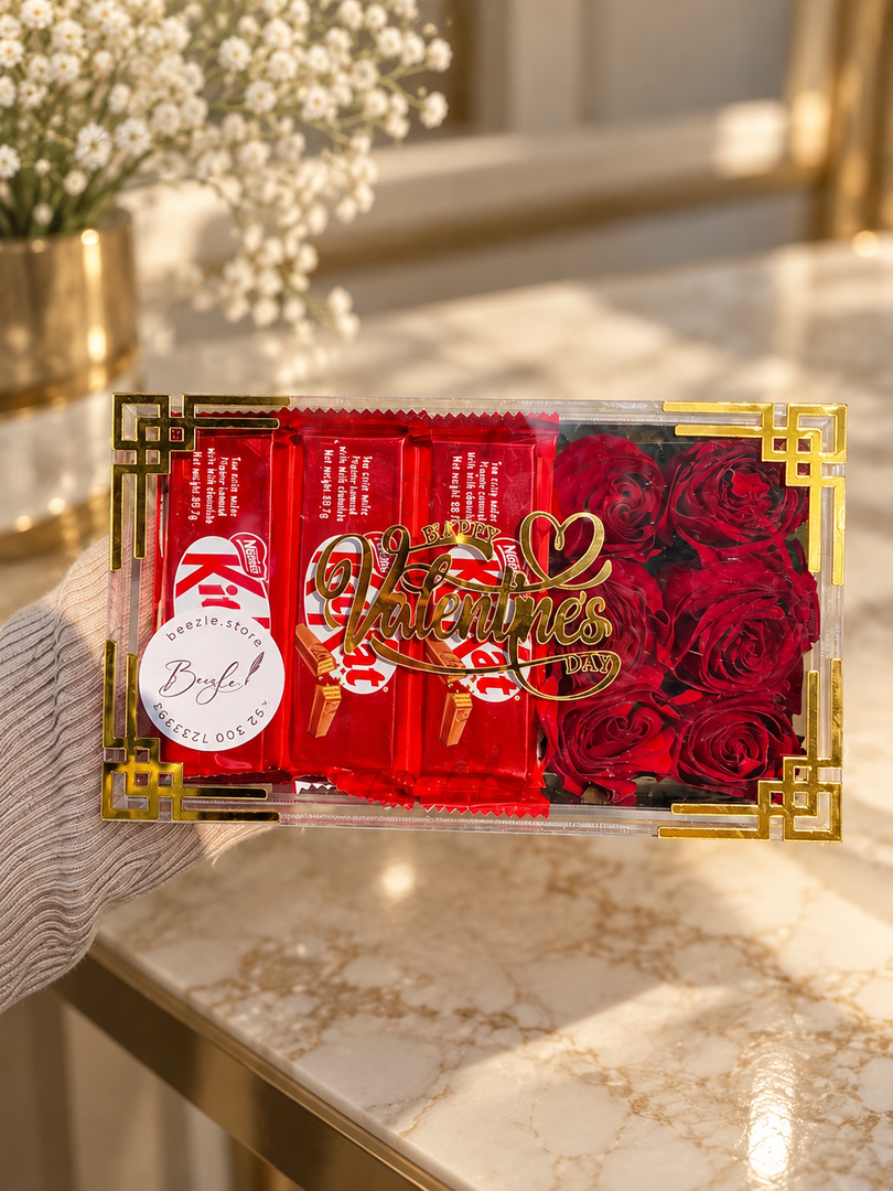 Valentine Delight Acrylic Gift Box | GBO-187