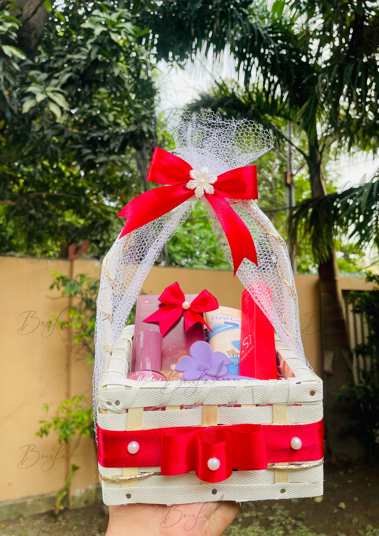 Glow Gift Basket with Red Ribbon | GB-181