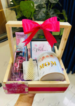 Load image into Gallery viewer, Mother’s Day Wooden Tray Gift Basket | GB-138
