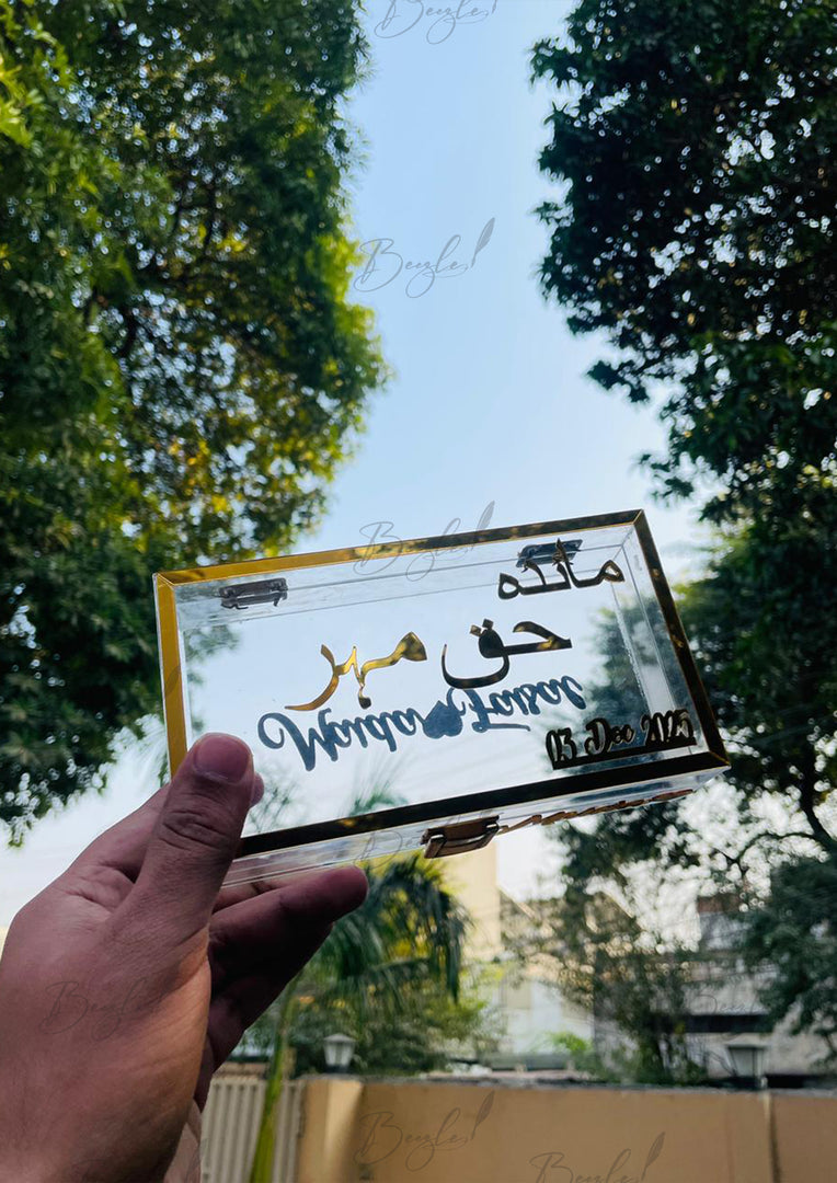 Custom Haq Mehar Box | HM-004