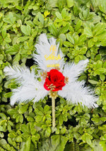 Load image into Gallery viewer, Feather Rose Pen | PEN-119
