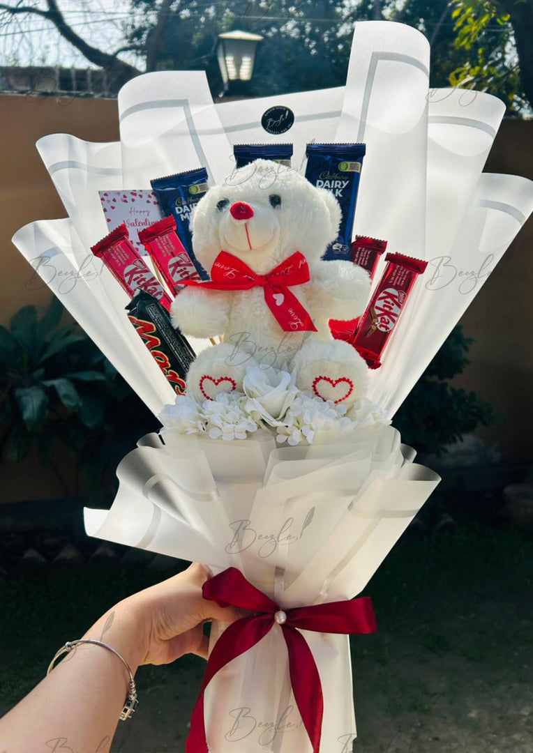 Teddy & Chocolate Love Bouquet | BCG-159