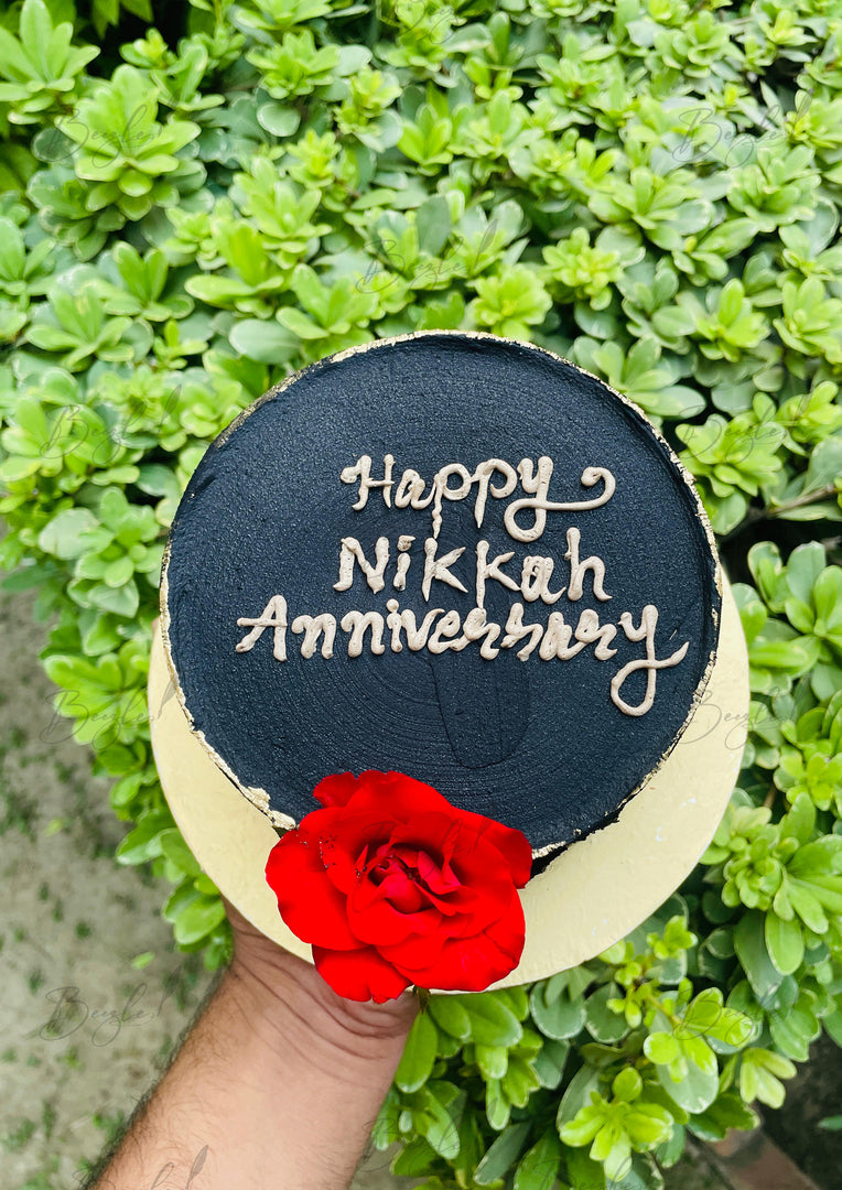 Nikkah Anniversary Cake | GC-114