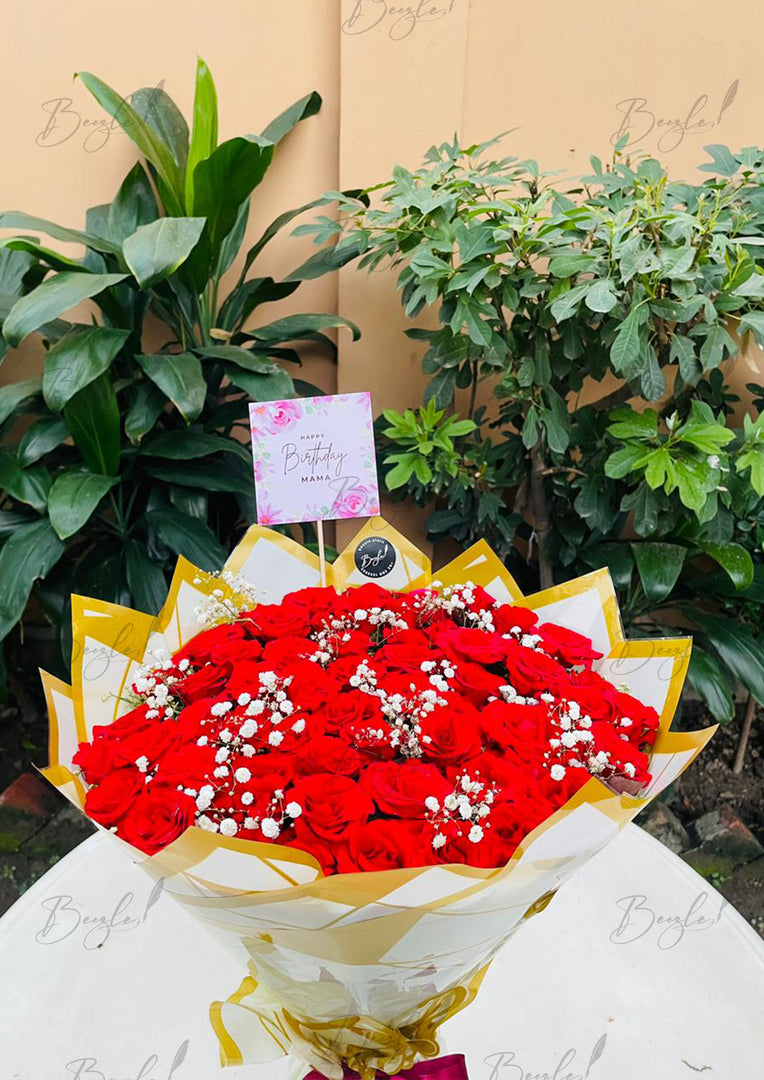 Crimson Rose Bouquet | BCG-209