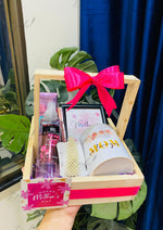 Load image into Gallery viewer, Mother’s Day Wooden Tray Gift Basket | GB-138
