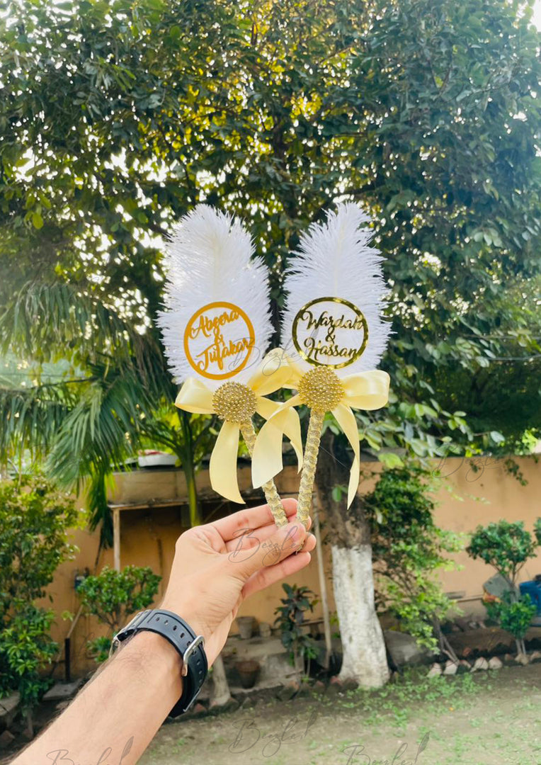 Feather Nikah Pen Pair | DEL-168