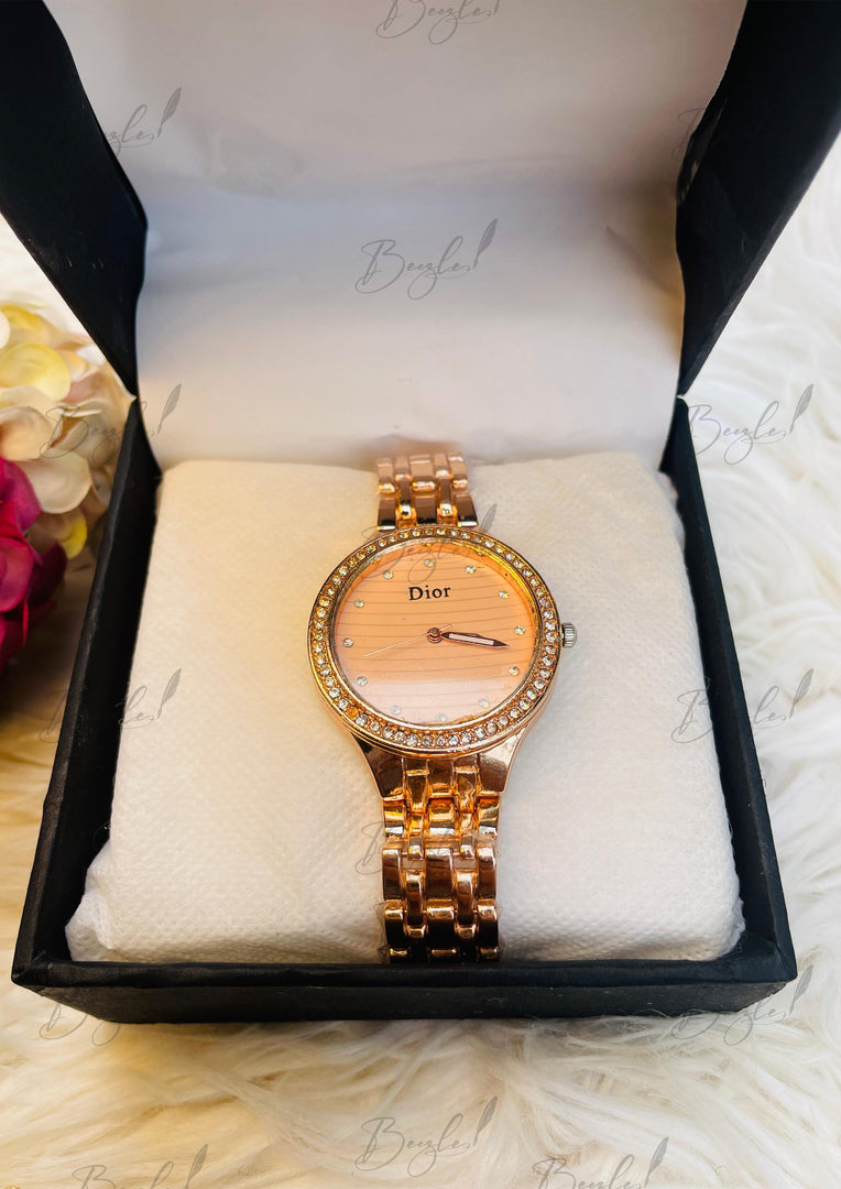 Rose Gold Designer Watch for Women | WTS-002