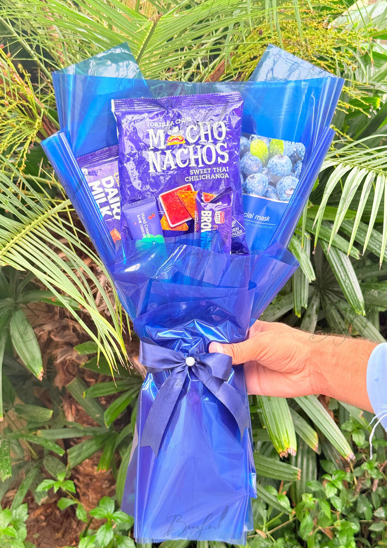 Blue Snacks Gift Bouquet | ABT-004