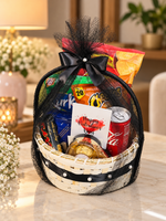 Load image into Gallery viewer, Black Elegance Valentine Gift Basket | GB-044