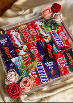 Load image into Gallery viewer, Deluxe Floral Chocolate Treat Box | GBO-111

