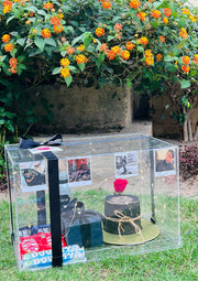 Personalized Transparent Gift Box with Cake & Memories | GBO-065