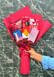 Maroon Self-Care Gift Bouquet | ABT-005